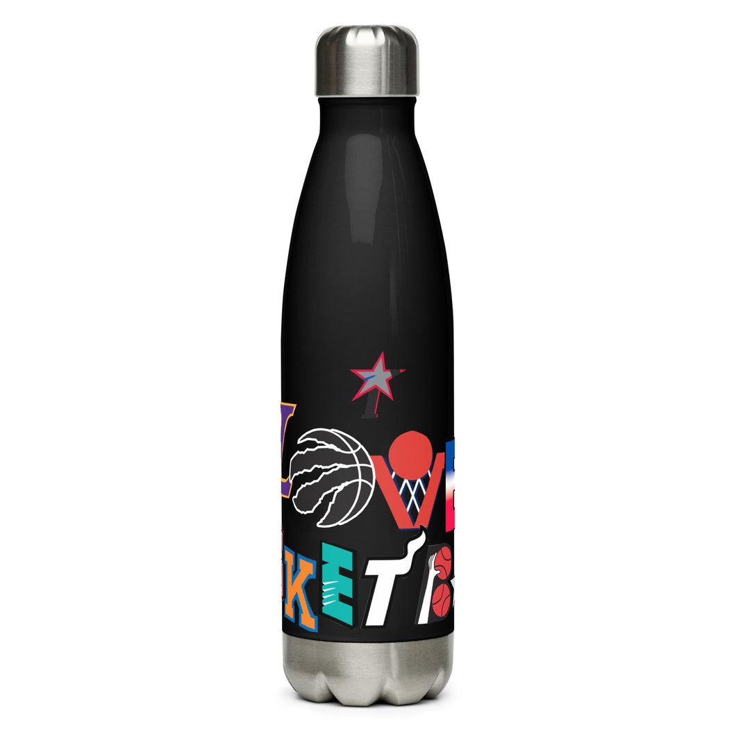 I Love Basketball Water Bottle.